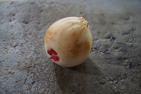 Ichijiku (higo), uno de los wagashi creados para el evento