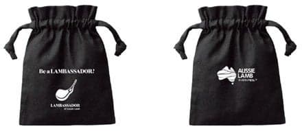 Aussie Lamb Mini Drawstring Bag