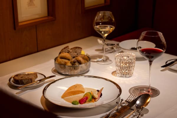 Dish at Girandole by Alain Ducasse