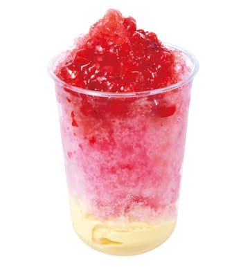 夕陽 Crown Vanilla 草莓剉冰