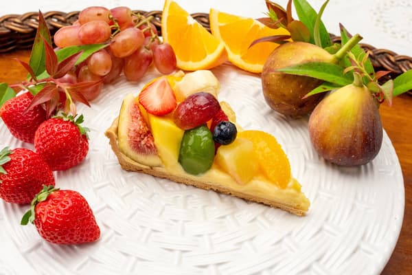 Seasonal Fruit Tart Autumn Version