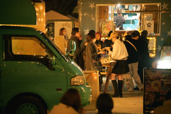 骏府城公园灯笼夜市活动