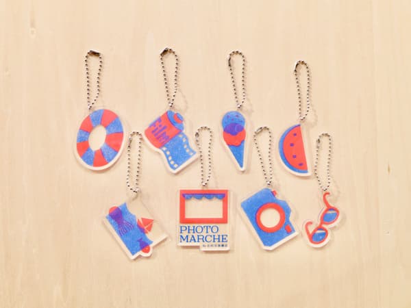 PHOTO MARCHE original keychains, additional designs
