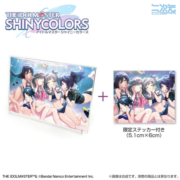 潜・潜・夏・娘 acrylic art stand