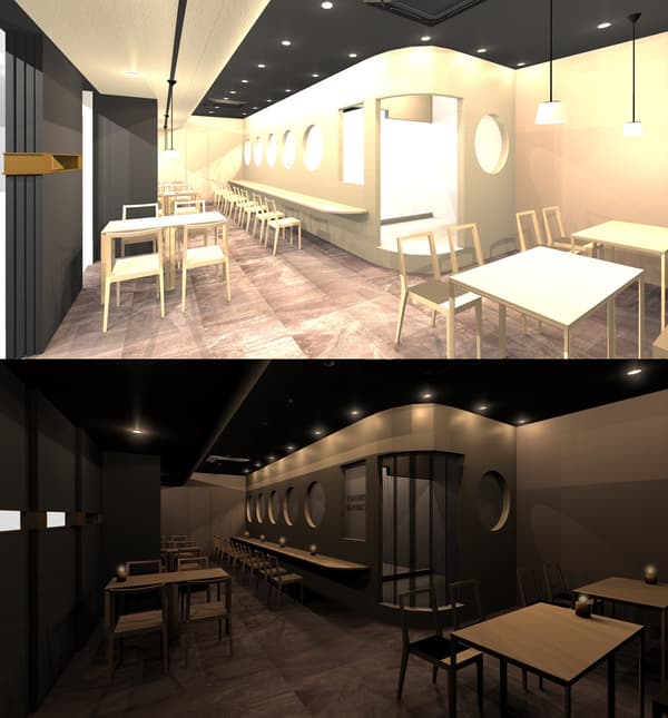 喫茶 Lavry / YORU NO MARUMASA 内部