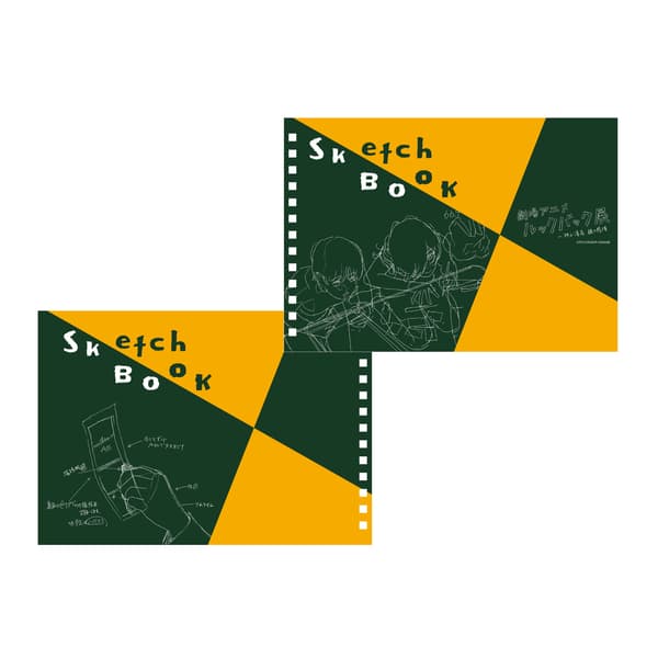 印有原版動畫原畫的素描本