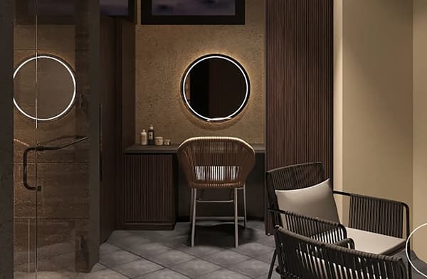 THE NOMU的淋浴间效果图