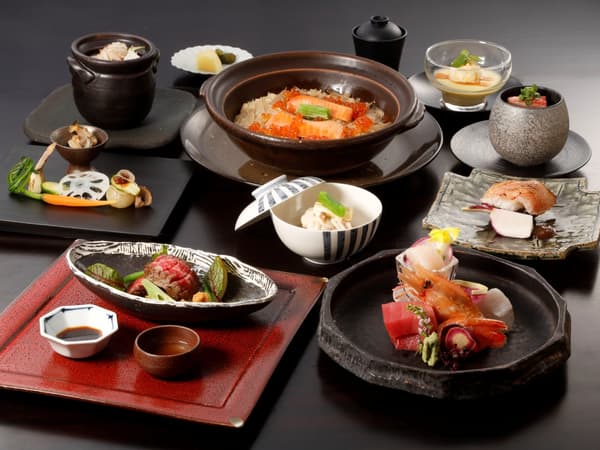 Japanese dinner course