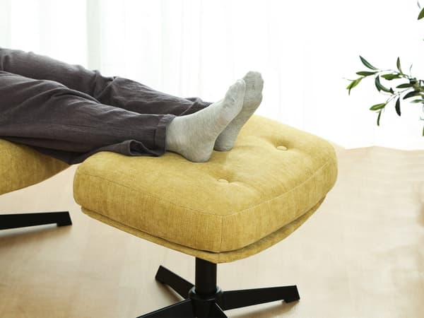 PONY chair ottoman – fabric detail