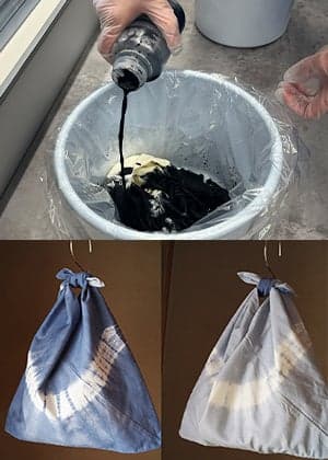 扎染的东袋，可以反过来穿