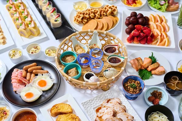 Sarapan prasmanan di Hotel Kanazawa