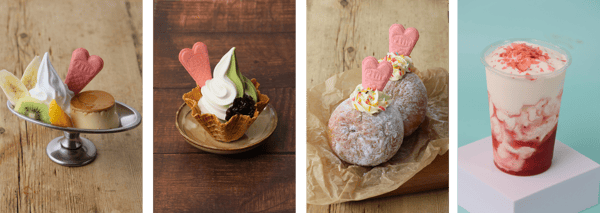 粉色小华夫饼产品应用