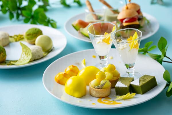 Matcha and Citrus Afternoon Tea