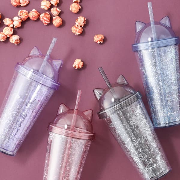 Cat Plastic Tumbler design 1