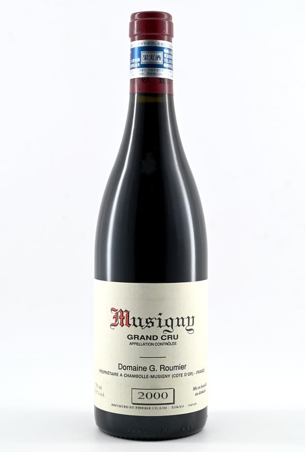 Musigny wine bottle