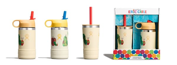 产品阵容：12 oz Kids Wide Mouth -Caterpillar/Fruit, 12 oz Kids Tumbler With Straw Lid -Caterpillar, 12oz Tumbler & Bottle Set -Caterpillar