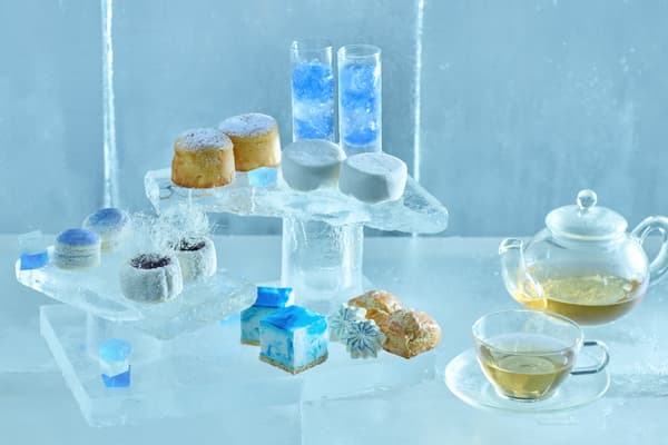 Té de la tarde servido en el Hotel de Hielo