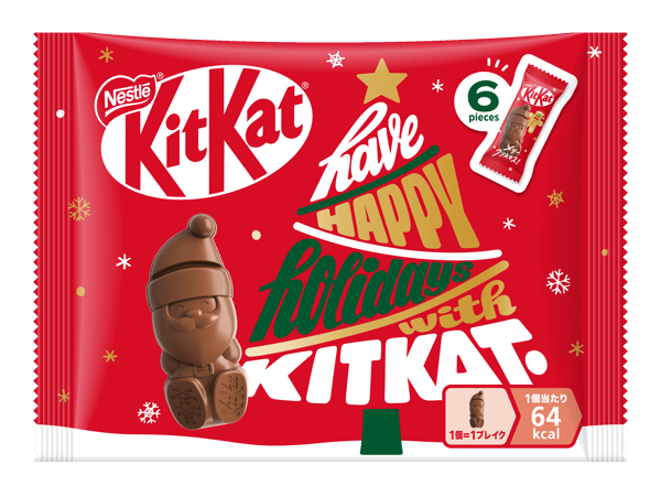 KitKat Holiday Santa, 6 piezas