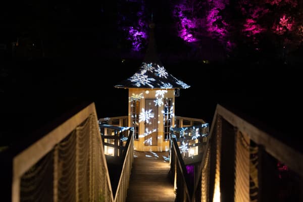 Night view of Moominvalley Park