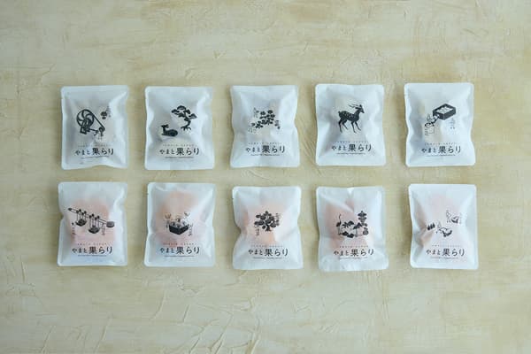 单独包装，带有10种不同的插图设计