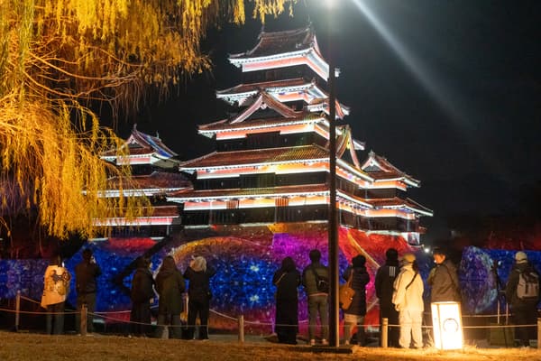 National Treasure Matsumoto Castle Tower Projection Mapping 2025-2026