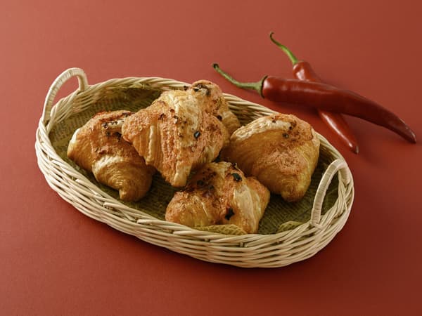 Extra-spicy mentaiko croissant