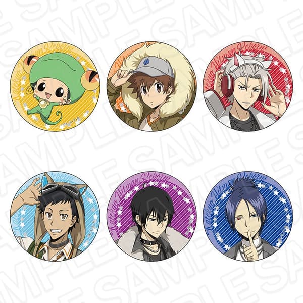 亮片徽章系列，以彭哥列匣動物為特色