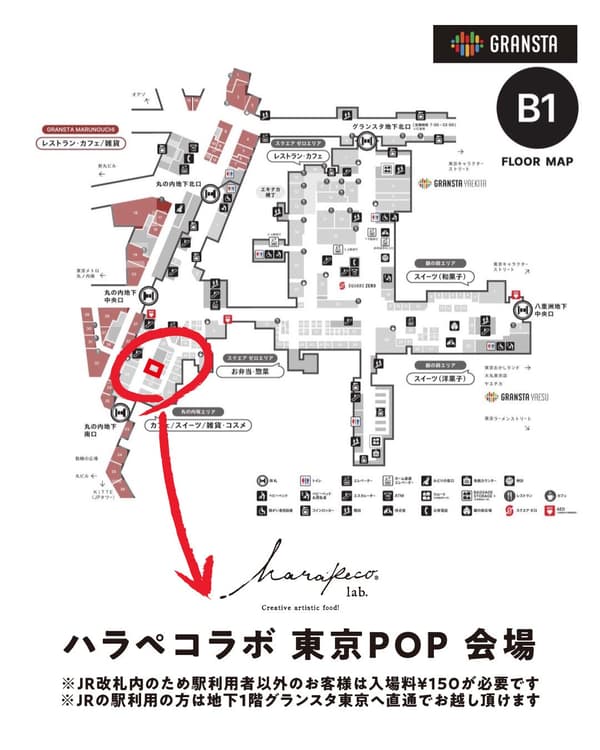 Harapeco Lab 快闪店展示