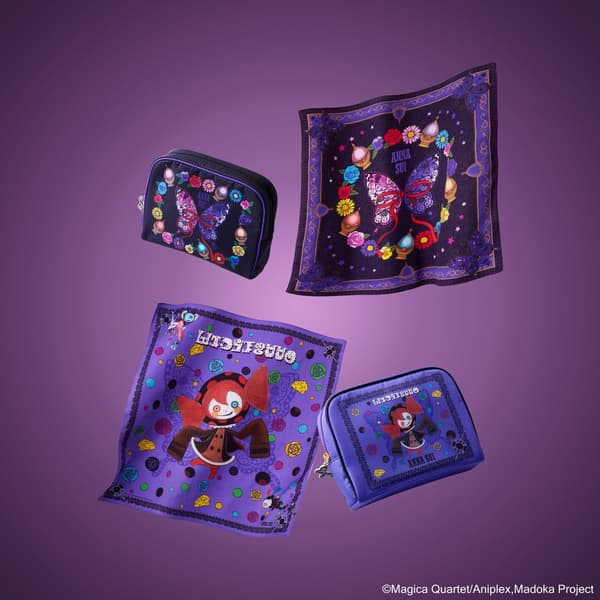 ANNA SUI x 魔法少女小圓 收納包與手帕
