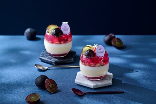 Verrine de uva Kyoho