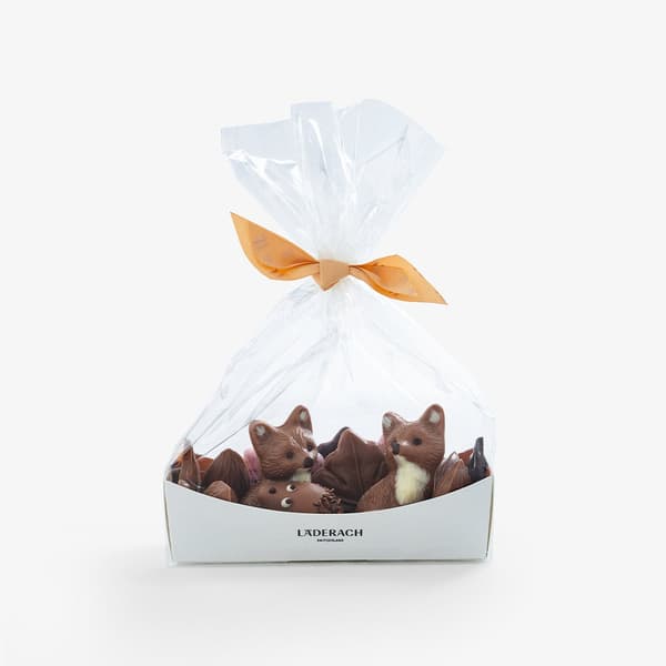 Chocolates con forma de zorro de Läderach