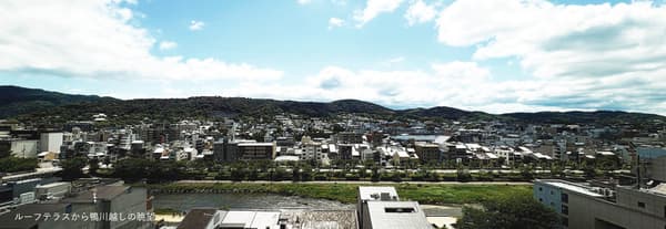 View from the rooftop terrace