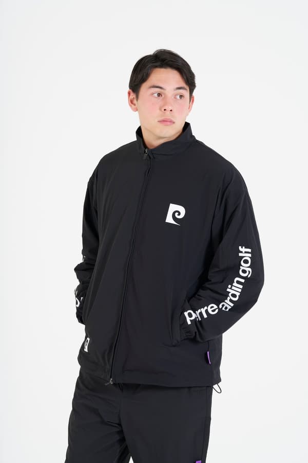 pierre cardin golf 拉链夹克 黑色