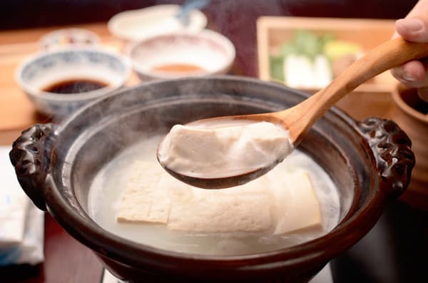 温泉汤豆腐