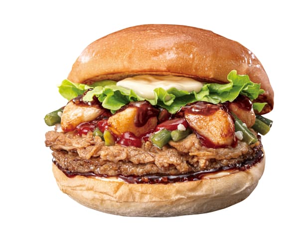 Hamburguesa de ternera kalbi al ajo