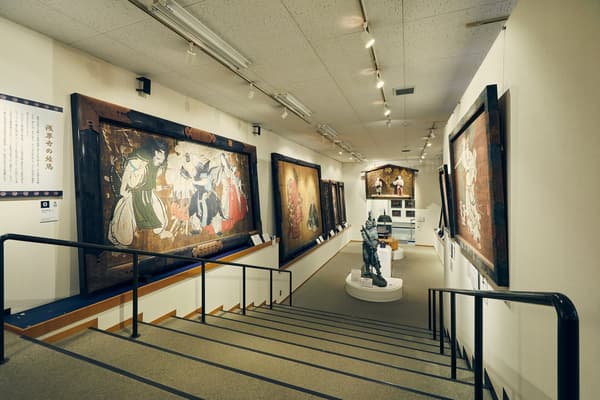 The Ema-do Hall, home to around 50 large votive paintings