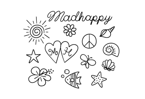 Madhappy 客製化刺繡設計稿