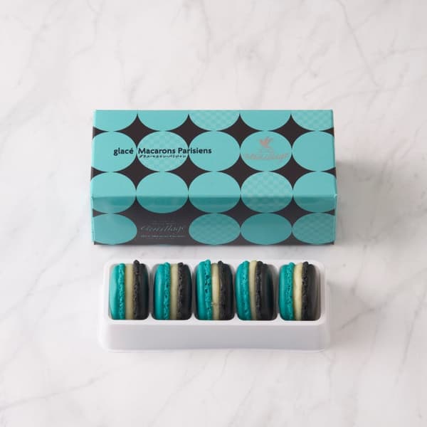 Macaron cross-section texture