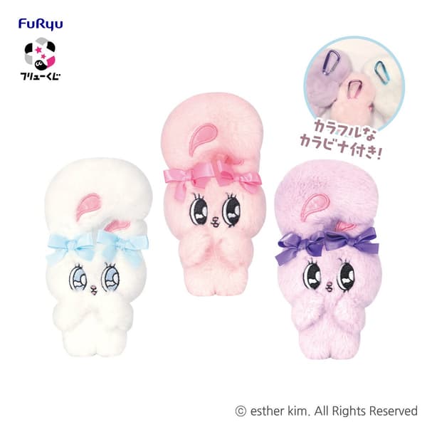 Hadiah C: Boneka dengan Carabiner (3 desain, bisa dipilih / sekitar 14 cm masing-masing)