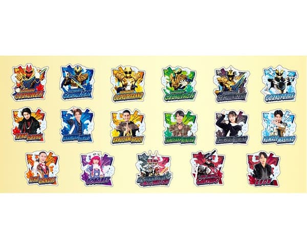 Trading Die-Cut Sticker Collection (All 17 types) 440 yen