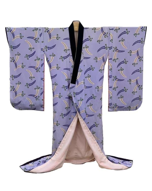 大津绘道成寺藤娘戏服特写