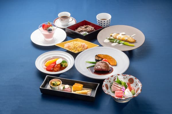 Platos del menú Matsu (pino)
