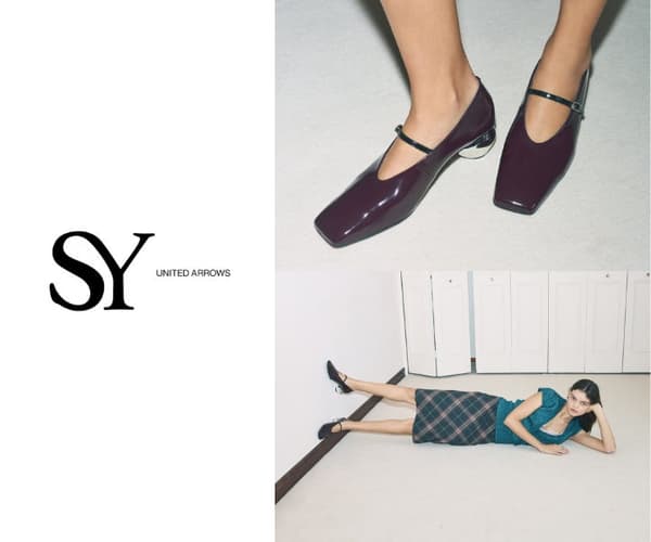 SY UNITED ARROWS 메탈 힐 메리제인 펌프스