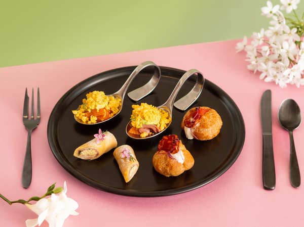 Bottom tier savory items