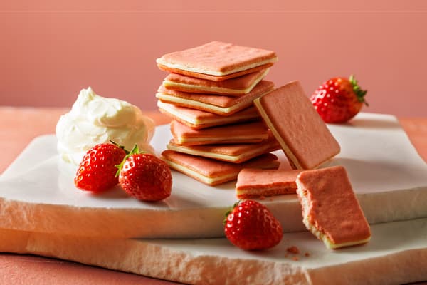 草莓马斯卡彭饼干