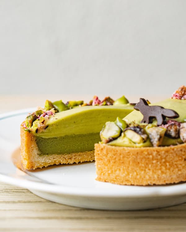 樱花开心果挞细节