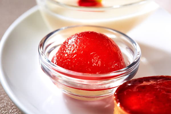 Peach and Framboise Pate de Fruit