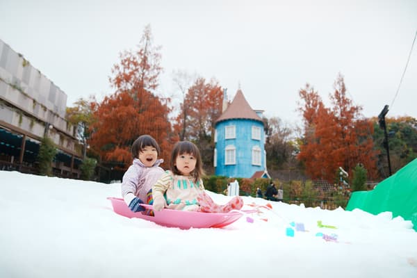 Snow mountain in the Moominvalley area