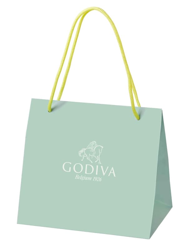 Simple insulated paper shopper bag, front