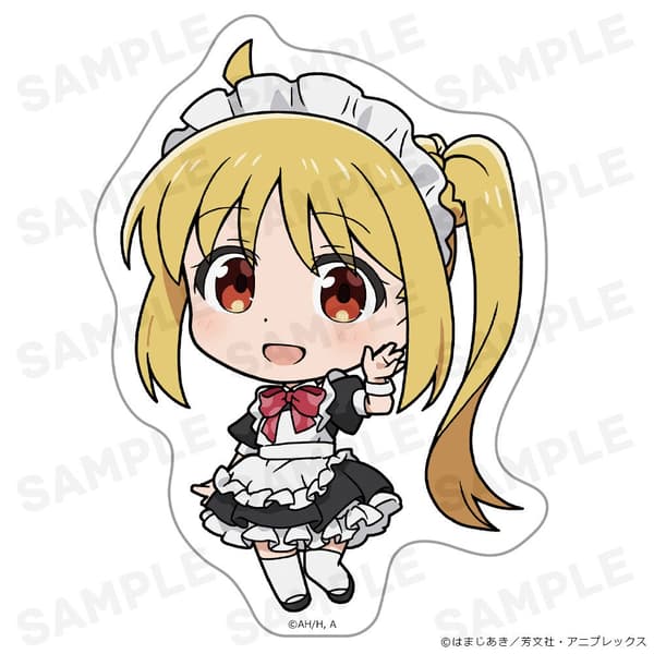 봇치 더 록! 다이컷 스티커 - 이지치 니지카 메이드 ver.